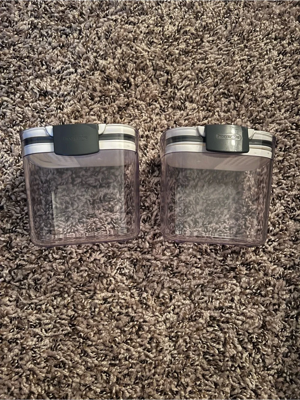 2-Pack Progressive Mini food storage containers with airtight lids, 1.5 cups